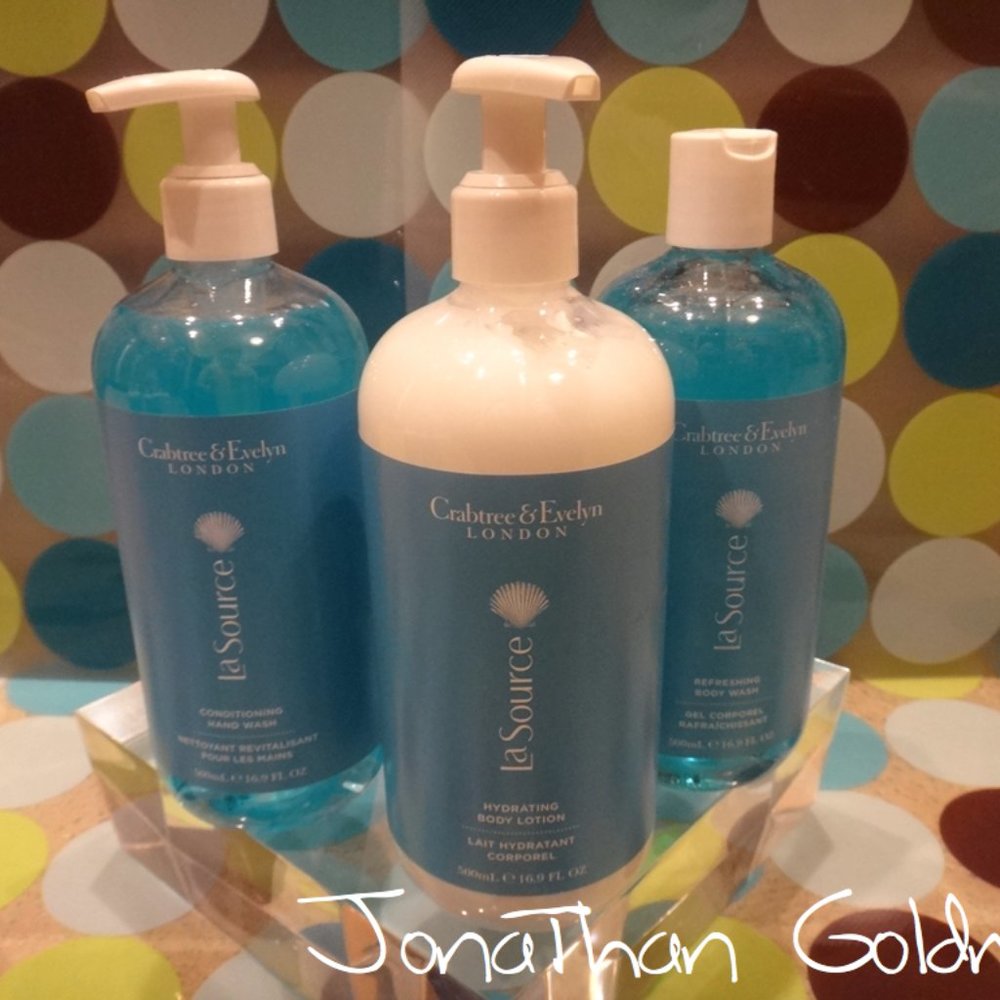 Crabtree & Evelyn London La Source Body Wash, Hand Wash and Body Lotion 500mL